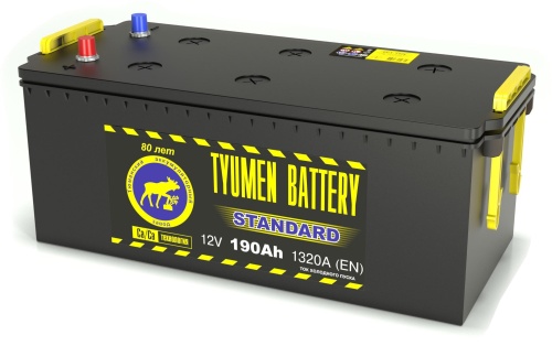 Аккумулятор Tyumen Battery STANDARD 190Ah 1320A пр. пол. (- +) 513x223x223