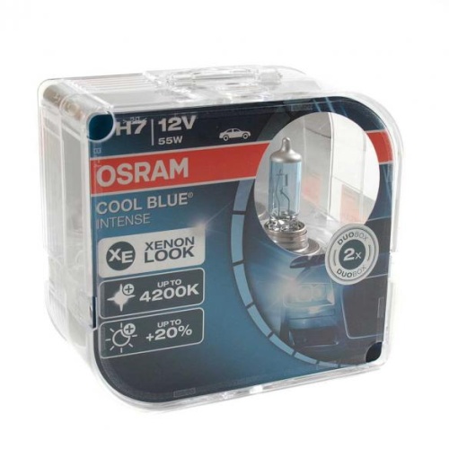 Osram 64210CBIHCB COOL BLUE INTENSE Лампа 12V H7 55W PX26d 2шт DUOBOX(Снят, замена 64210CBN-HCB)
