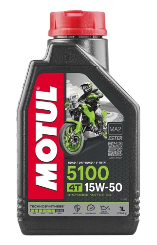 MOTUL 5100 4T SAE 15W-50 1л 104080/106908