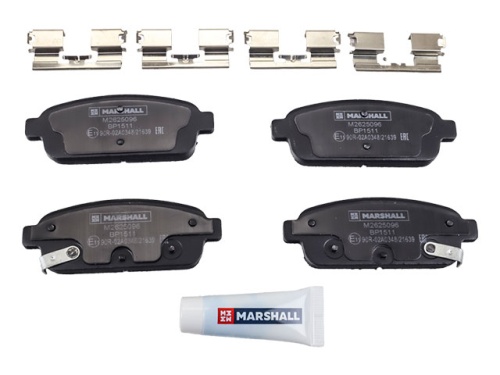 Marshall Тормозные колодки дисковые задние Chevrolet Cruze I 09,Opel Astra J 09-, Opel Zafi M2625096