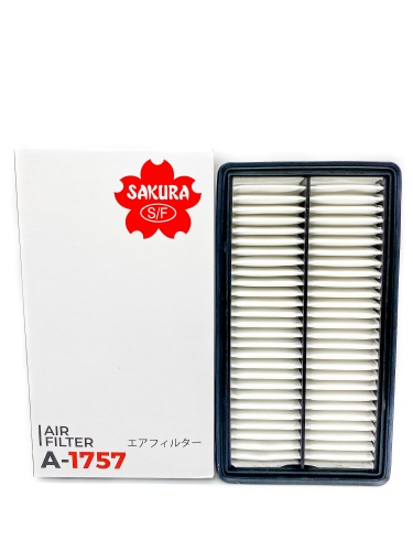 Sakura Фильтр воздушный A1757 (C3233, SB 2216, RF4F-13-Z40) 