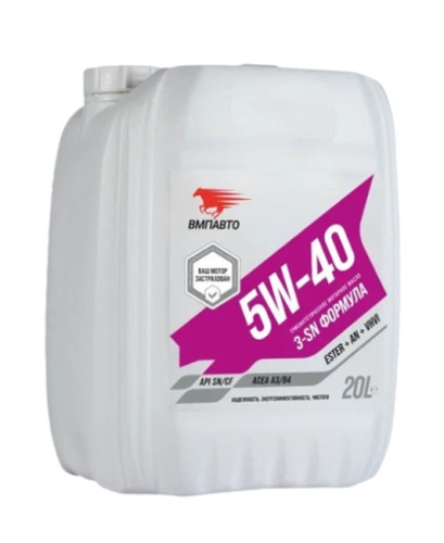 ВМПАВТО Motive 5w40 (A3/B4, SN/CF) (20л) 9234