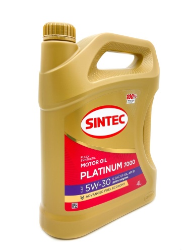 Sintec Platinum 7000 5W30 ILSAC GF-6A API SP (4л) 600153
