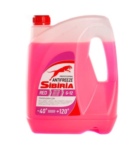 Sibiria Антифриз ОЖ-40 G-12 красный 5кг 805600