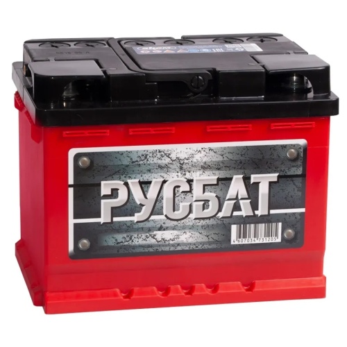 Русбат Аккумулятор + 60Ah/500 прав.+ 242x175x190 058060101