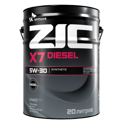 ZIC X7 DIESEL 5w30 (20л) 192610