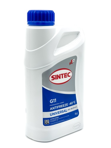 Антифриз Sintec Universal G11 синий  (1кг) 990551
