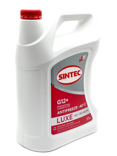 Антифриз Sintec LUXE G12+ красный (10кг) 614504