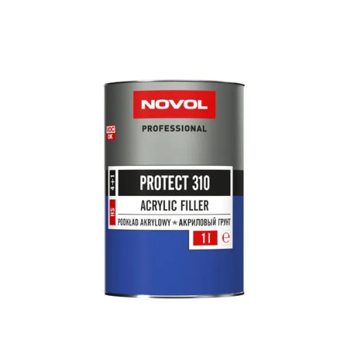 Грунт акриловый Novol 4+1 PROTECT 310 1,0л серый 37111