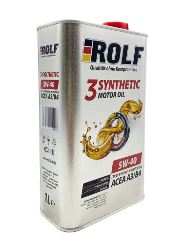 Rolf 3-SYNTHETIC ACEA A3/B4 5w40 (1л) металл 322552