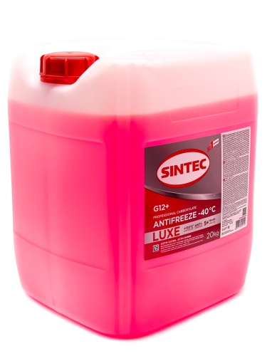 Антифриз Sintec LUXE G12+ красный (20кг) 990470