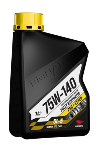 ВМПАВТО Масло трансмисионное 75W-140 GL-5 (1л) 9701