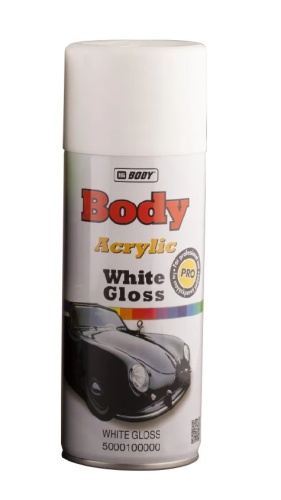 BODY Краска акриловая (белая глянцевая) аэрозоль (0,4л) 5000100000
