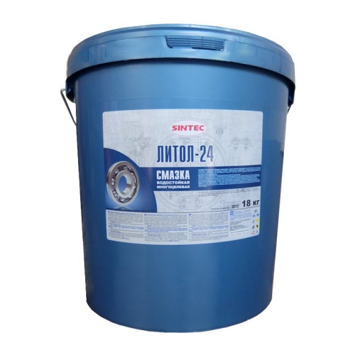 Sintec Смазка Литол-24 (ГОСТ) 18кг (пласт.тара) 90053