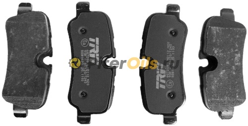 TRW Колодки тормозные задние GDB1632 