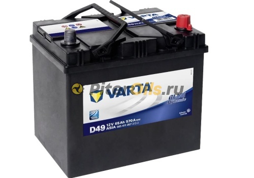 Аккумулятор VARTA Blue Dynamic 65А/ч 570A 225x173x232 D49 (- +) 565 411 057 313 2