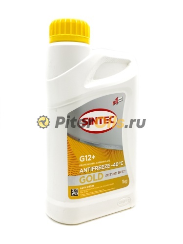 Антифриз Sintec Gold G12+ желтый (1кг) 800525