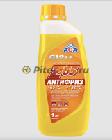 AGA-Z65 Антифриз -65С G12++ желтый 1кг AGA042Z