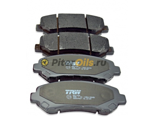 Дисковые тормозные колодки передние TRW GDB3467 для Nissan Qashqai, Qashqai+2, X-Trail (4 шт.)