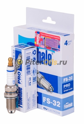Finwhale Свеча зажигания FX-516 E / FS-32 (4 шт.) (NGK BCPR6E11) VAZ LADA 16кл.