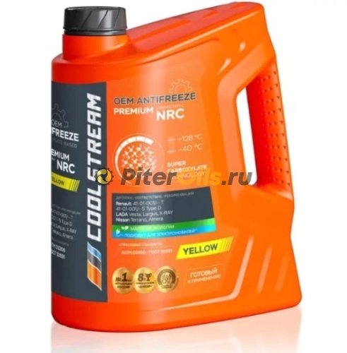 Антифриз Cool Stream NRC -40 желтый (5л) CS010102YE