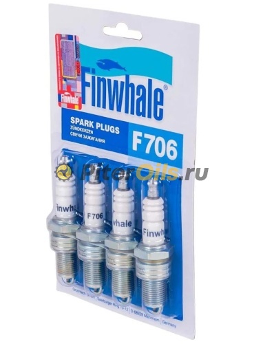 Finwhale Свеча зажигания F706 (4 шт.) (NGK BCPR5ES) GAZ ZMZ 405-409