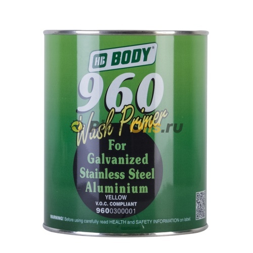 BODY 960 Грунт кислотный серый (1кг) 9600300001