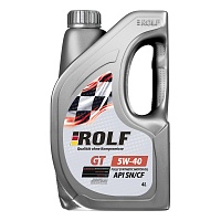 Rolf GT 5w40 SN/CF (4л) 322436 пластик