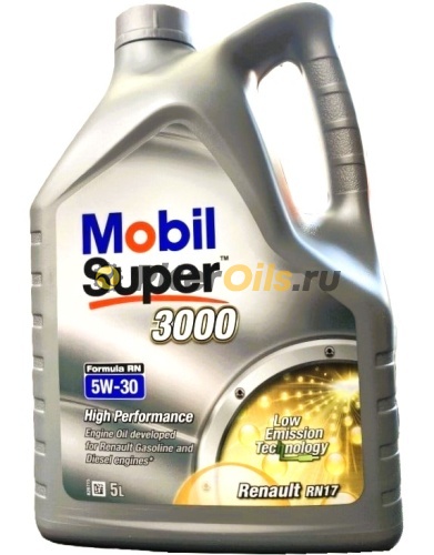 Mobil Super 3000 Formula RN 5W30 (5л) 155775