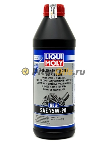 LIQUI MOLY Vollsynthetisches Getriebeoil 75w90 GL-5 (1л) 1950