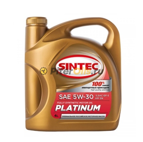 Sintec Platinum 5W30 ILSAC GF-5 API SN (4л) 801973