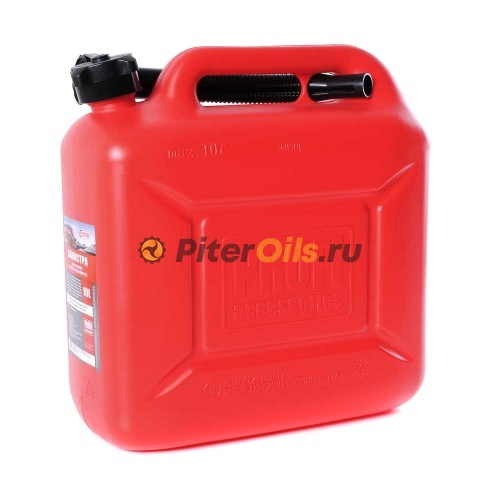 3TON Канистра 10л для топлива в комплекте с крышкой и лейкой 55298