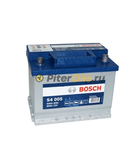 Аккумулятор BOSCH Silver S4 005 60Ah 540A 242x175x190 560 408 054 (- +)