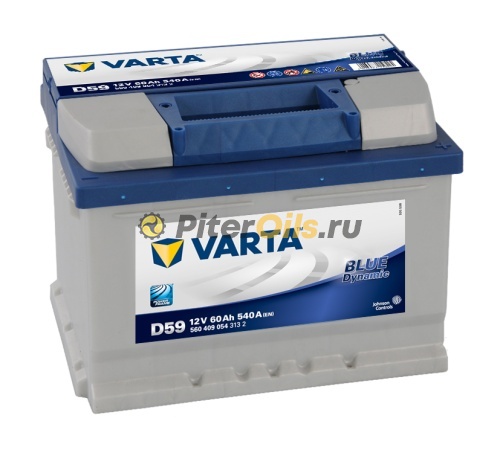 Аккумулятор VARTA Blue Dynamic 60А/ч 540A 242x175x175 D59 (- +) 560 409 054 313 2