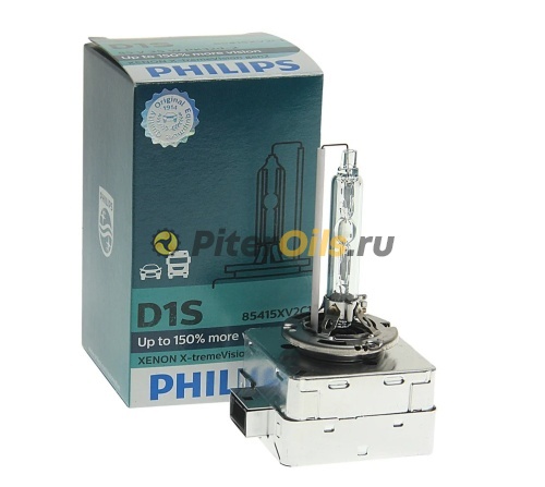 Philips Лампа ксеноновая X-tremeVision +150 D1S 85V 35W 85415XV2C1