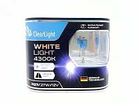 ClearLight Лампа 12V H27 27W PG13 4300K WhiteLight 2 шт. DUOBOX MLH27WL