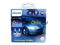 11336UE2X2 PHILIPS Лампа светодиодная LED H3 12В/24В 6500К X2