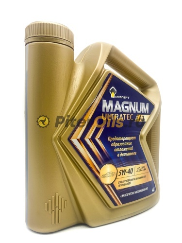 Роснефть Magnum Ultratec А3 5w40 (4л) 40816442
