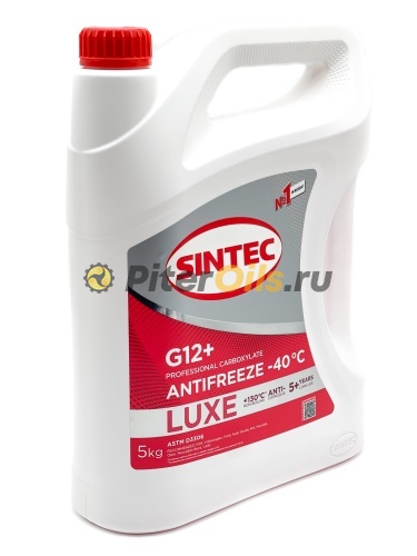 Антифриз Sintec LUXE G12+ красный (5кг) 614503