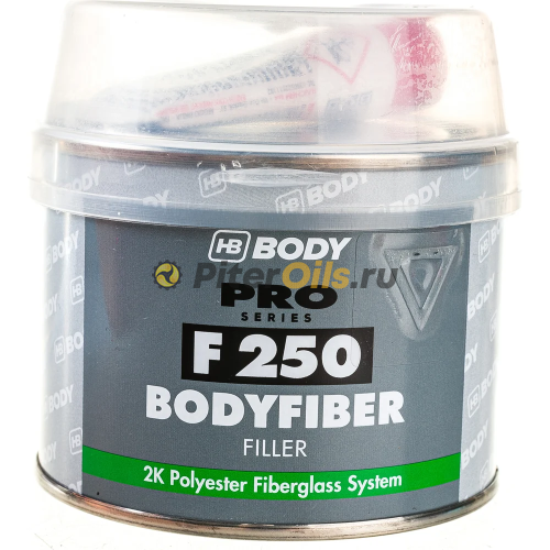 Шпатлевка BODY PRO F250 FIBER (0,25кг) 2500600050