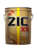 ZIC X9 5w40 API SN/CF (20л) 192613/192000