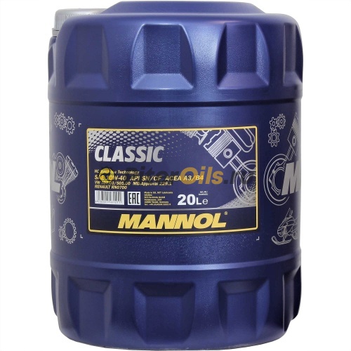 Mannol Classic 10W-40 (20л) 1185