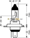 Osram 64196 Лампа H4 24V 75/70W P43t