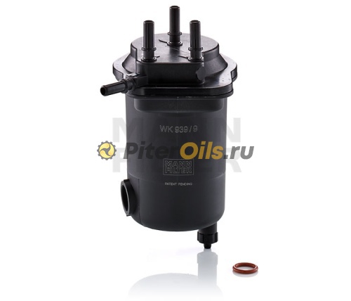 Фильтр топливный MANN WK939/9x (7701063611) NISSAN RENAULT 1.5 dCi под датчик воды