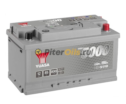 Аккумулятор Yuasa 85Ач 800А ОП низкий пр. пол (+ -) 315х175х175