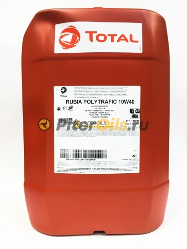 Total Rubia Polytrafic 10w40 (20л) 10260901
