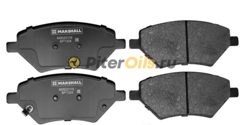 Marshall Колодки тормозные дисковые передние M2622119  