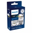 11498XUWX2 PHILIPS Лампа севтодиодная X-tremeUltinon LED white P21W 2.7W 12/24V BA15S 6000K X2