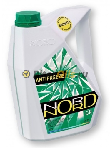 Антифриз NORD High Quality Antifreeze готовый -40C зеленый (5кг) NG20362