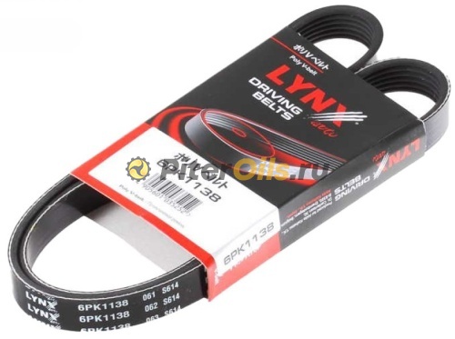 LYNXauto Ремень поликлиновый 6PK1138	